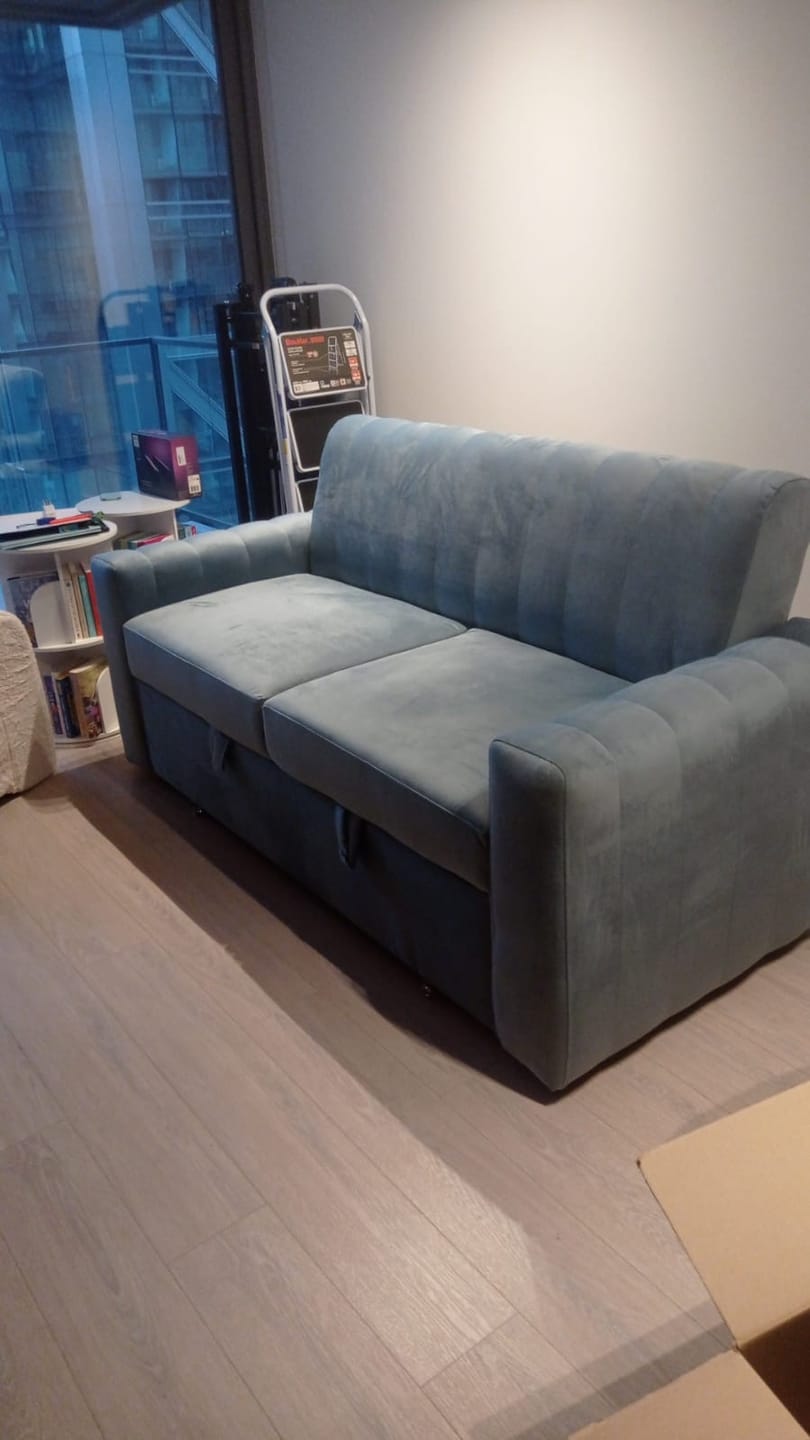 Customer photo review of Sofá cama Nantes