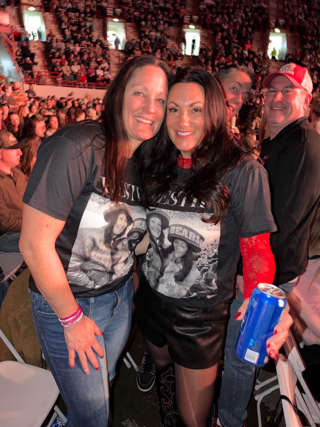 Customer photo review of Bestie - Vintage Version - Personalized Photo Comfort Tee