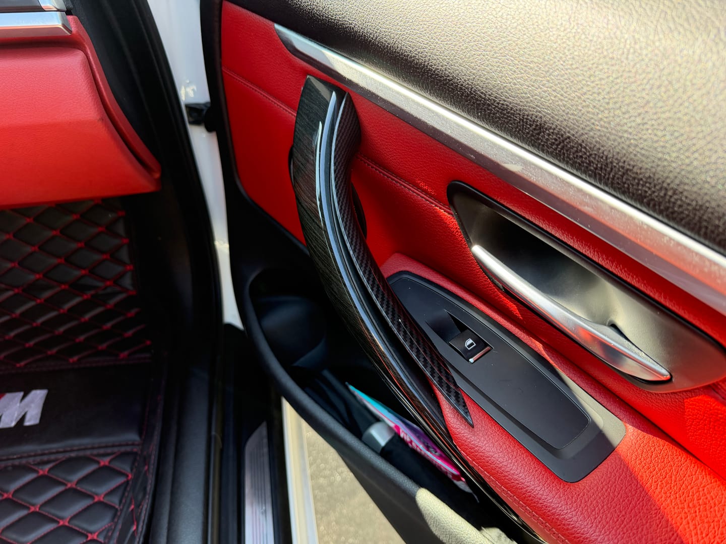 Customer photo review of Interior Door Handle Covers for BMW 3 & 4 Series – Fix Sticky Handles, No Disassembly | 2-Piece Set