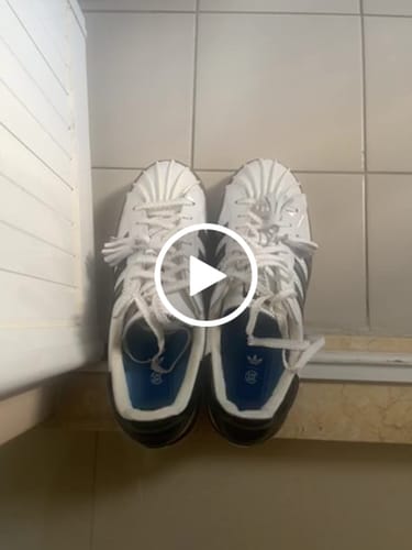 Customer video review of CLOT X Adidas Superstar White Crystal Sand