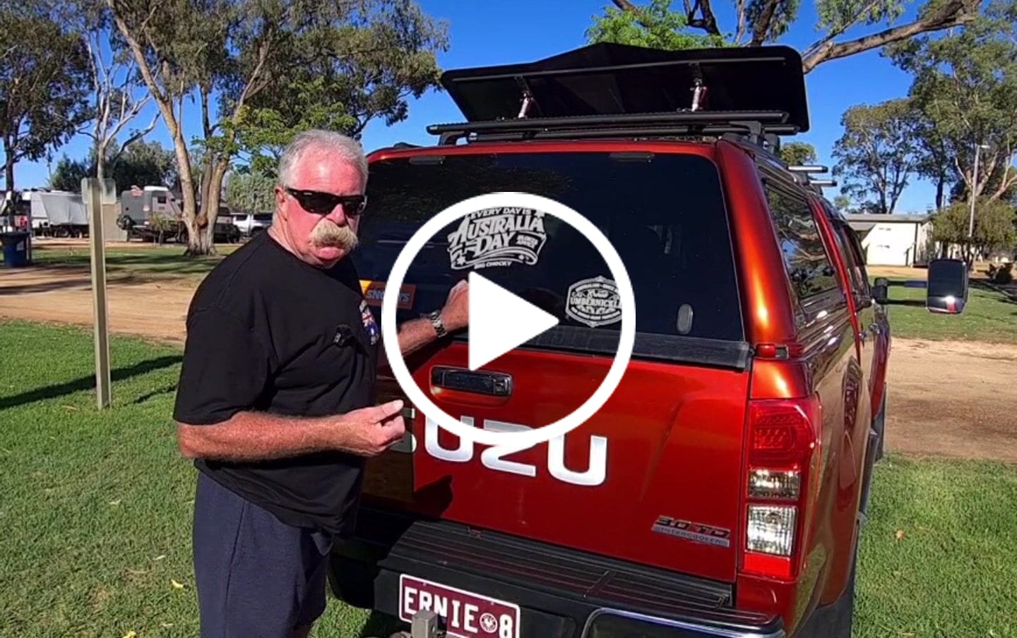 Customer video review of Big Chocky | Aussie Day Tee