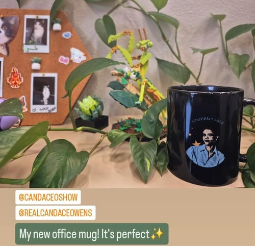 Customer photo review of Conspiracy Girlie Mug