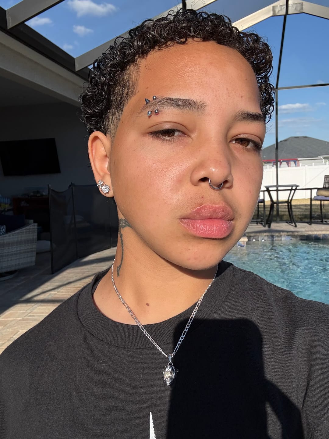 Customer photo review of 3MM STERLING SILVER FIGARO CHAIN