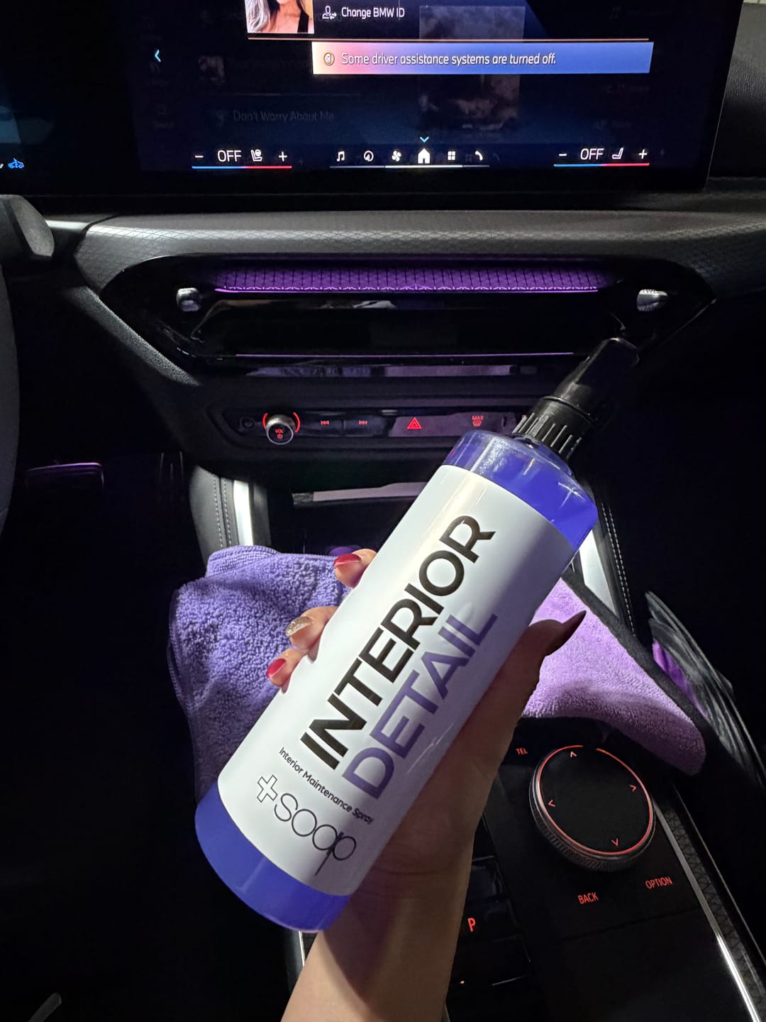 Customer photo review of +Soap Interior Detail Spray