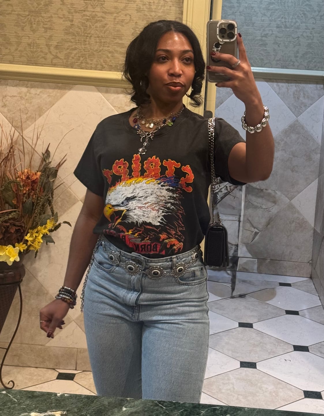 Customer photo review of BORN BADDIE VINTAGE TEE