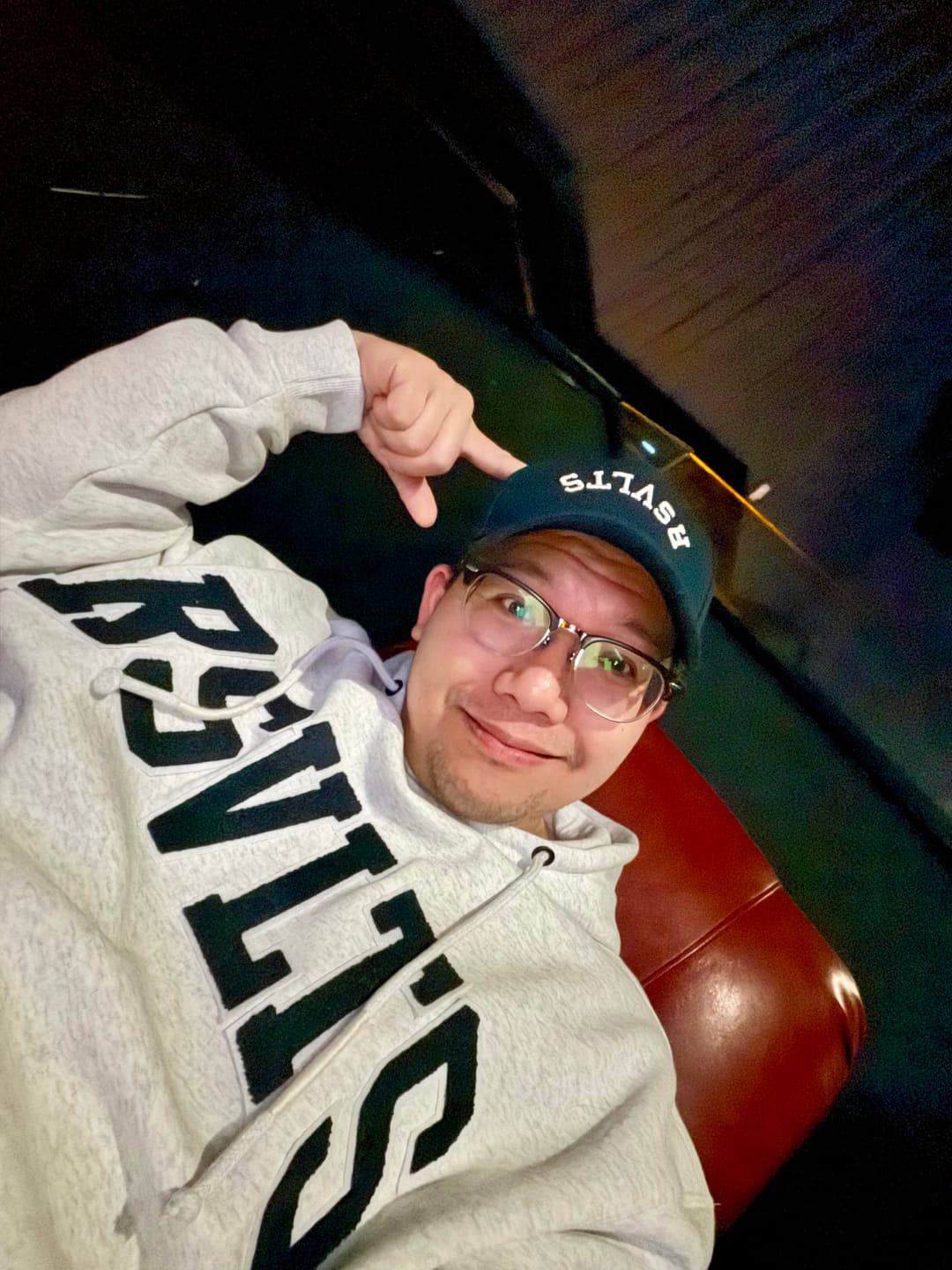 Customer photo review of The Flip – 5-Panel Curved Brim Hat