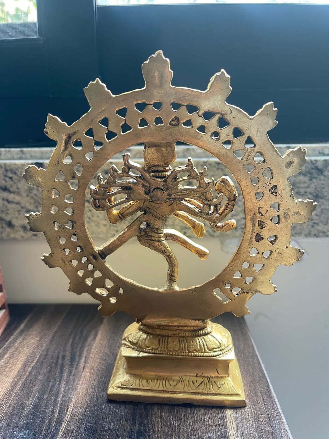 Customer photo review of Nataraja 100% Pure Brass Statue Idol Decorative Showpiece for Home, Office and Gifting by Vastu Mandir