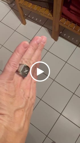 Customer video review of LV SIGNET LOGO RING
