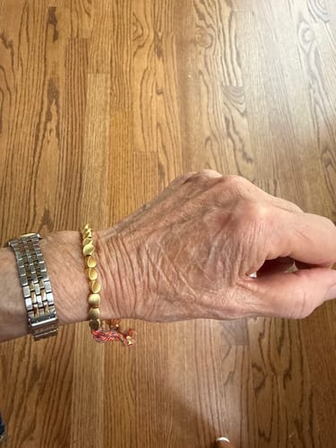 Customer photo review of 2 Tibetan Bracelets of Fortune