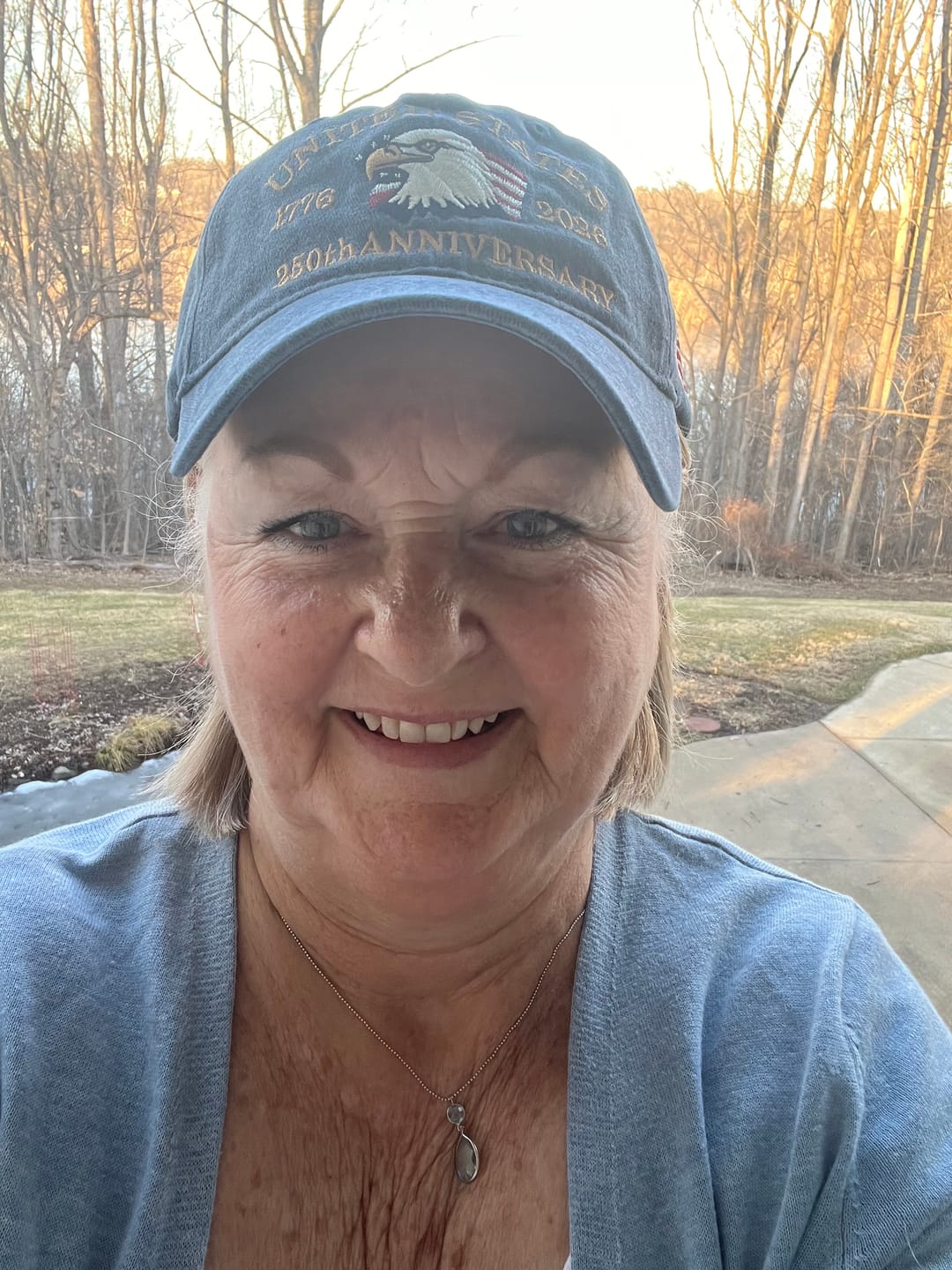 Customer photo review of Exclusive USA 250th Anniversary Eagle Cap (1776–2026) —  Embroidered