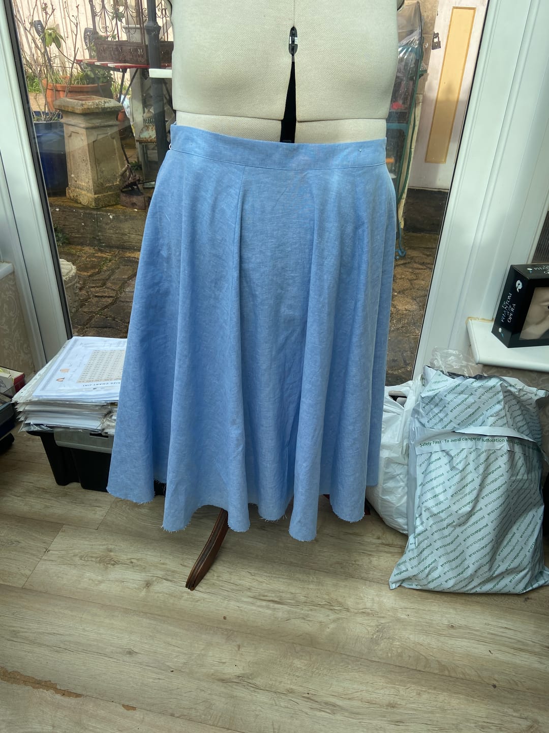 Customer photo review of Cotton Linen Fabric