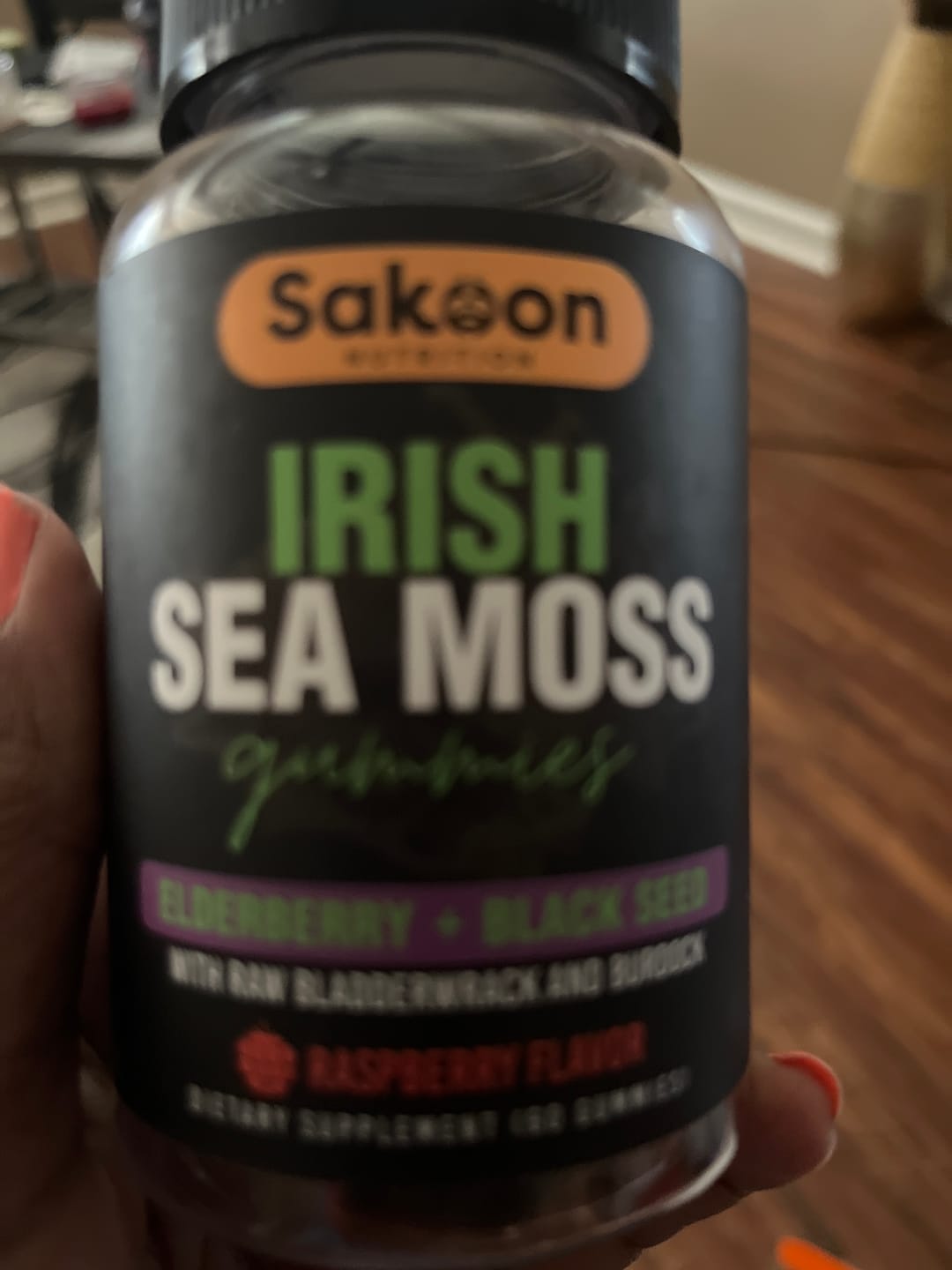 Customer photo review of Sea Moss Gummies With Elderberry & Black Seed Oil