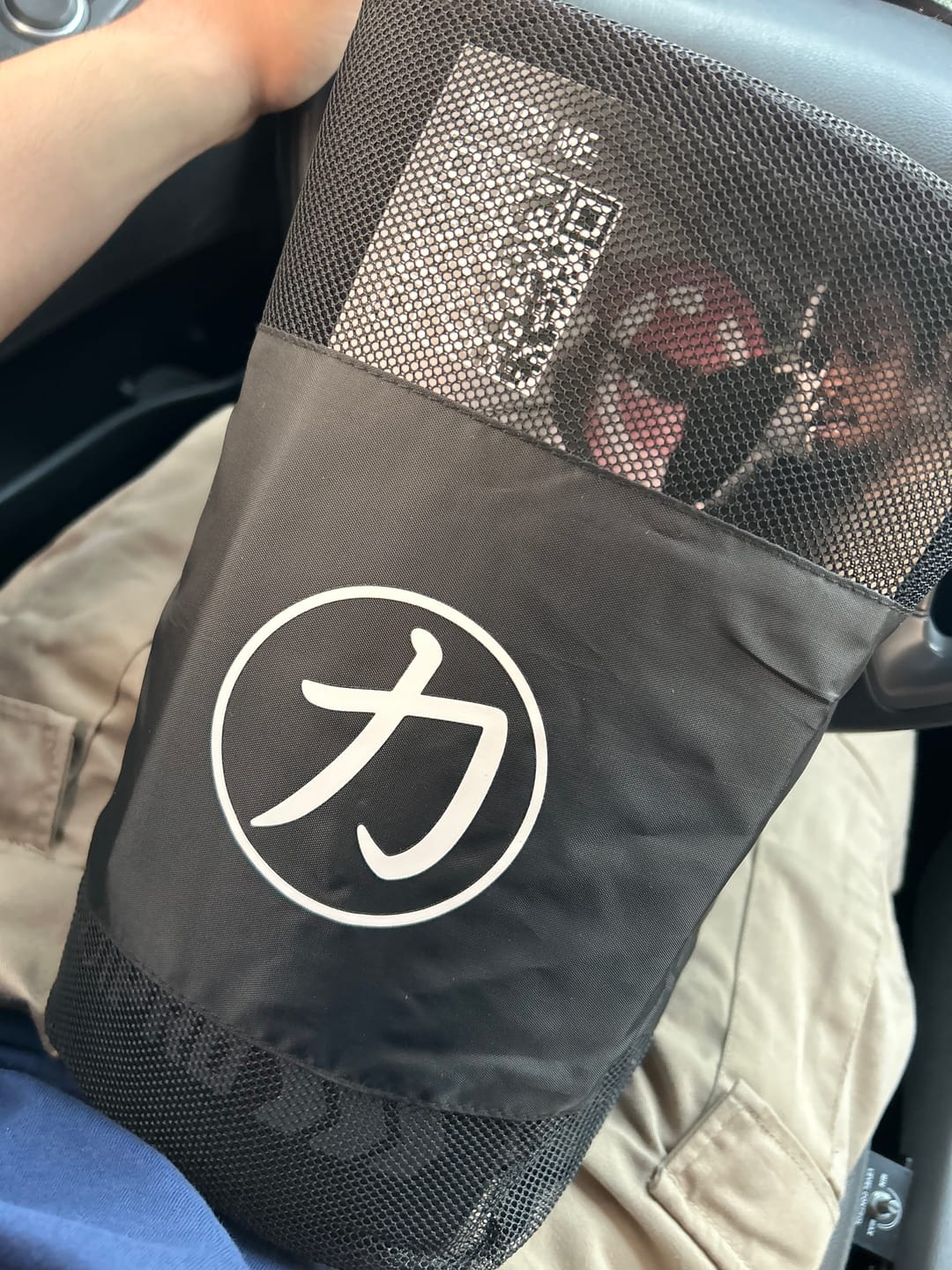 Customer photo review of 7MM Inferno PRO Knee Sleeves - EXTRA STIFF NEOPRENE