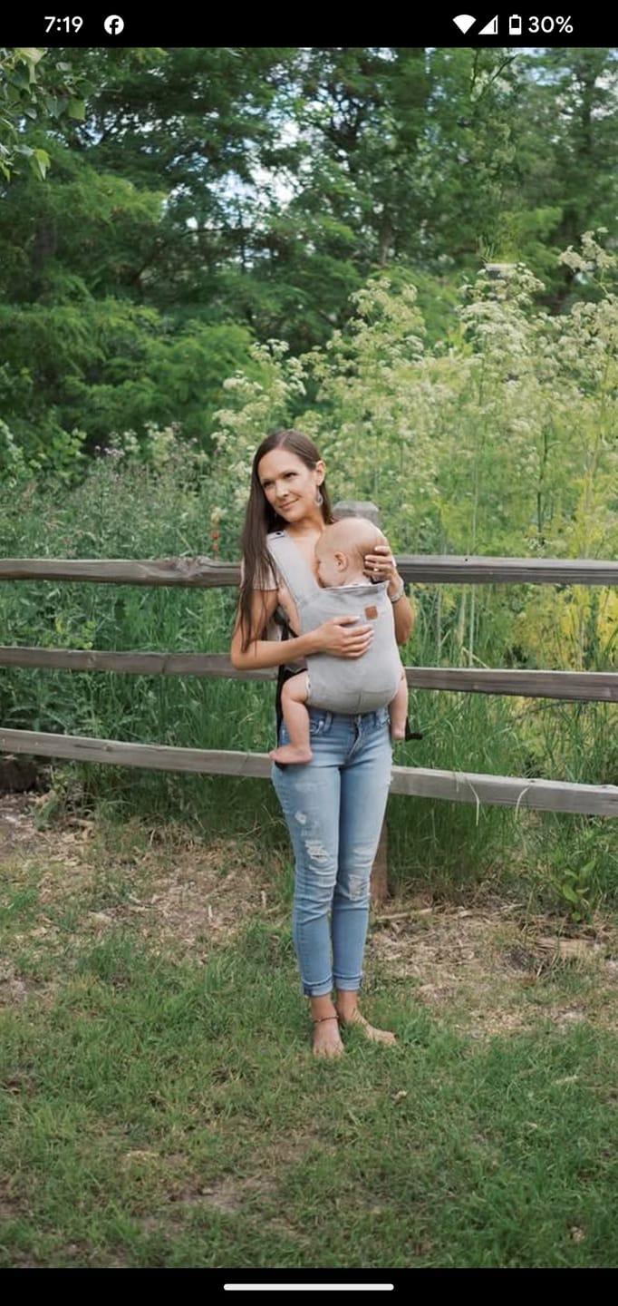 Customer photo review of Happy Baby Original Baby Carrier