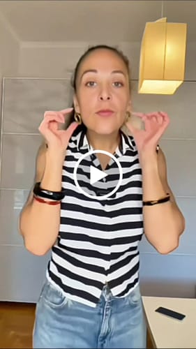Customer video review of Black Marble Bangle