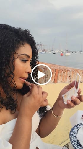 Customer video review of PEPTIDE LIP BALM TRAVEL SIZE