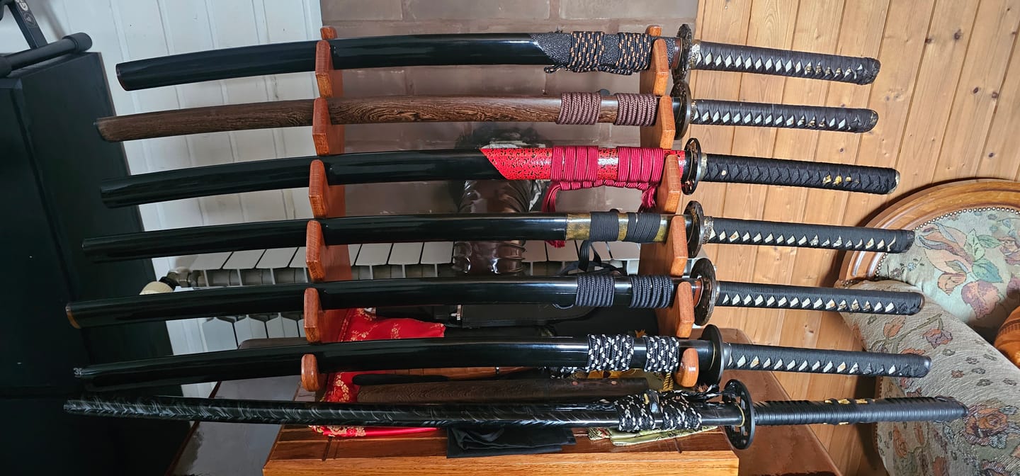 Customer photo review of Custom Japanese Sword