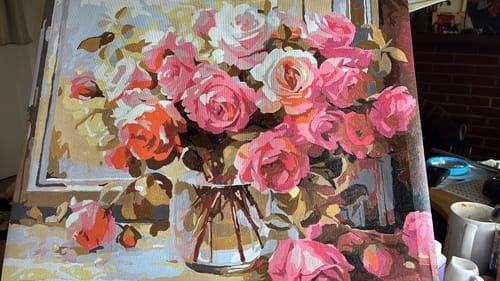 Customer photo review of Numbered Roses