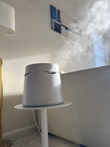Customer photo review of Carepod One Plus with Stand - Stainless Steel Humidifier with Mood Light