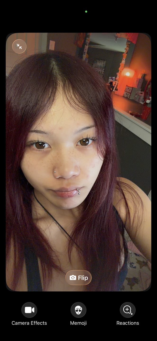 Customer photo review of OLENS Big Glowy Hazel Monthly Contact Lenses (2 Pack)