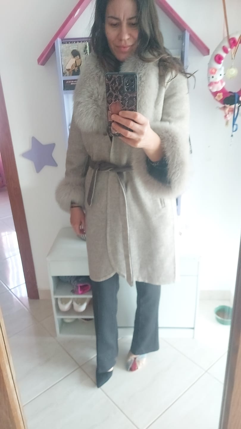 Customer photo review of Palton alpaka Ami Beige