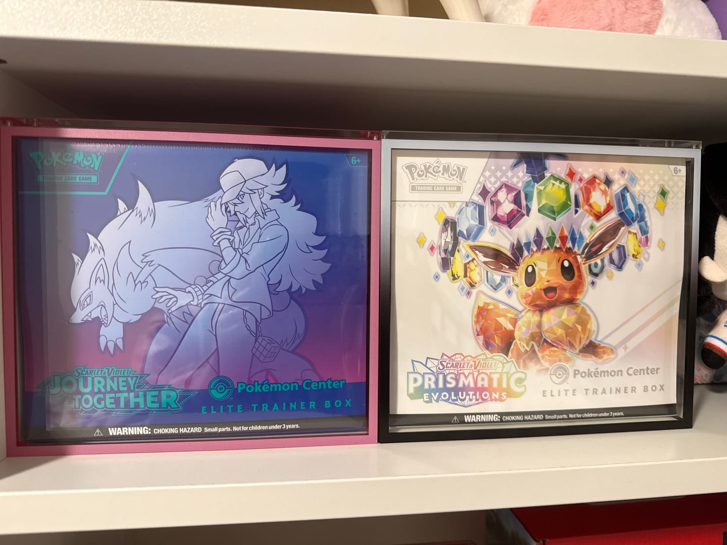 Customer photo review of Premium Colored Acrylic Pokemon Elite Trainer Box “ETB” Case