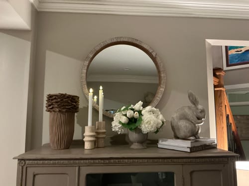 Customer photo review of LED Taper Candle Set