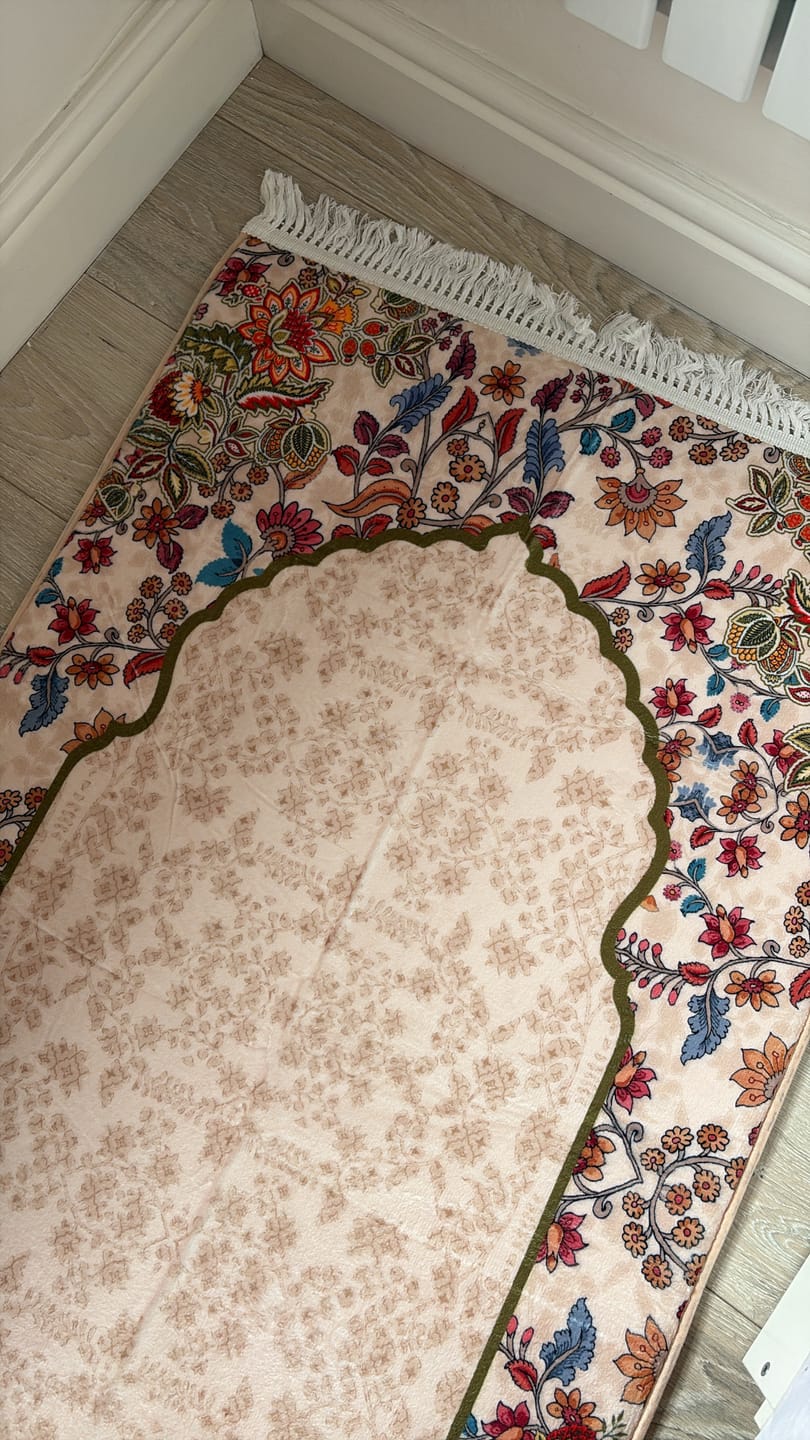 Customer photo review of Barakah Padded Prayer Mat