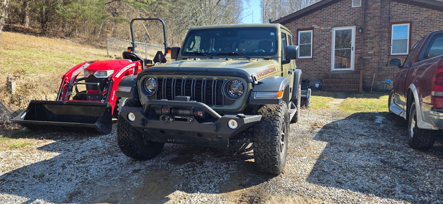 Customer photo review of OPENROAD 10,000lbs Electric Winch with Synthetic Rope-Panther Series 3S