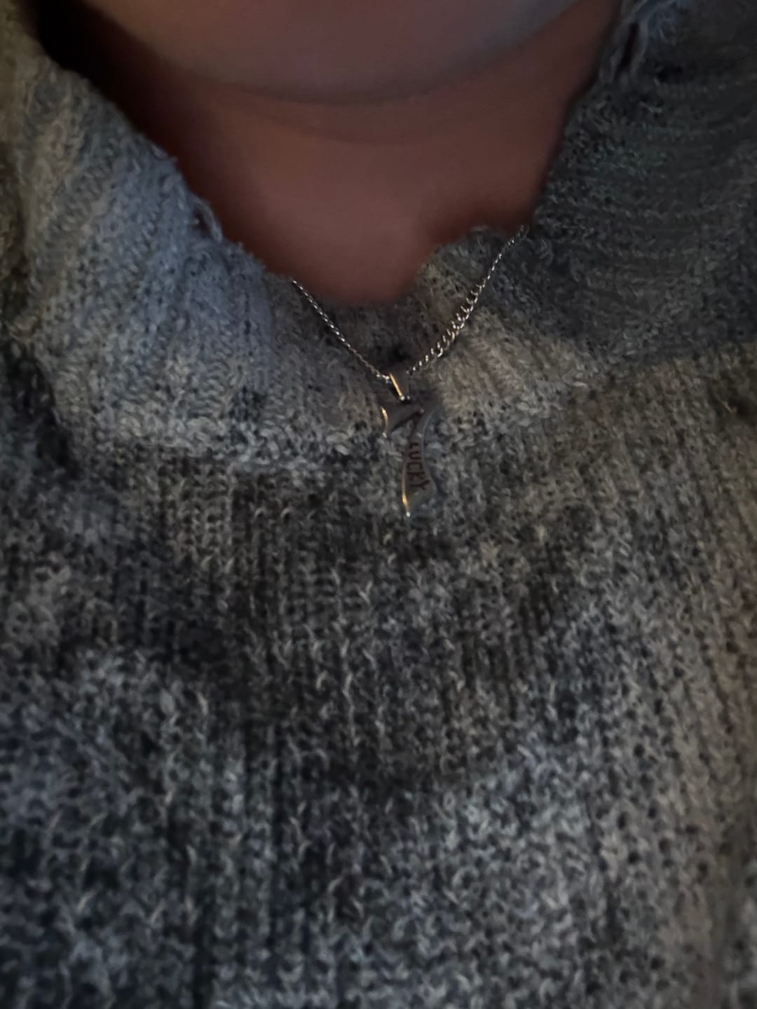 Customer photo review of Lucky 7 Pendant