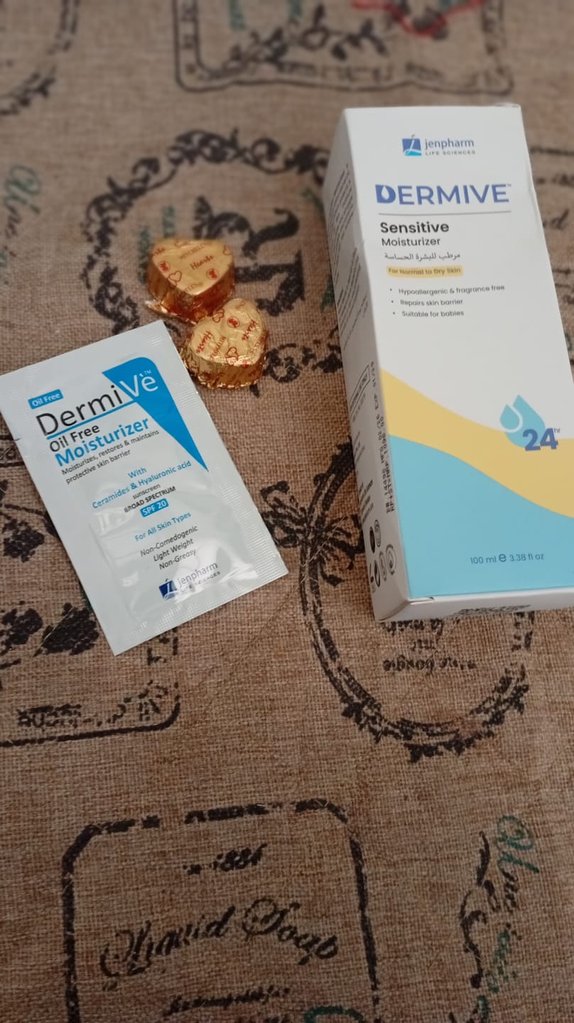 Customer photo review of Dermive Sensitive Moisturizer