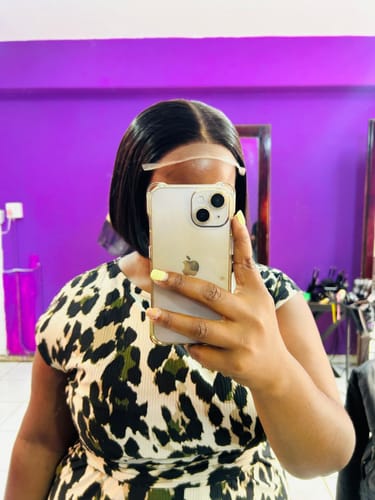 Customer photo review of Natural Vietnamese SDD Bone Straight Closure