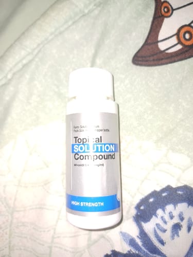 Customer photo review of Minoxidil5% Solution, 1 Pack 60ml