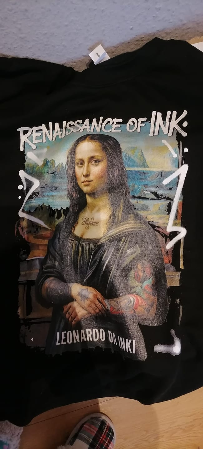 Customer photo review of Renaissance of Ink - Sweatshirt