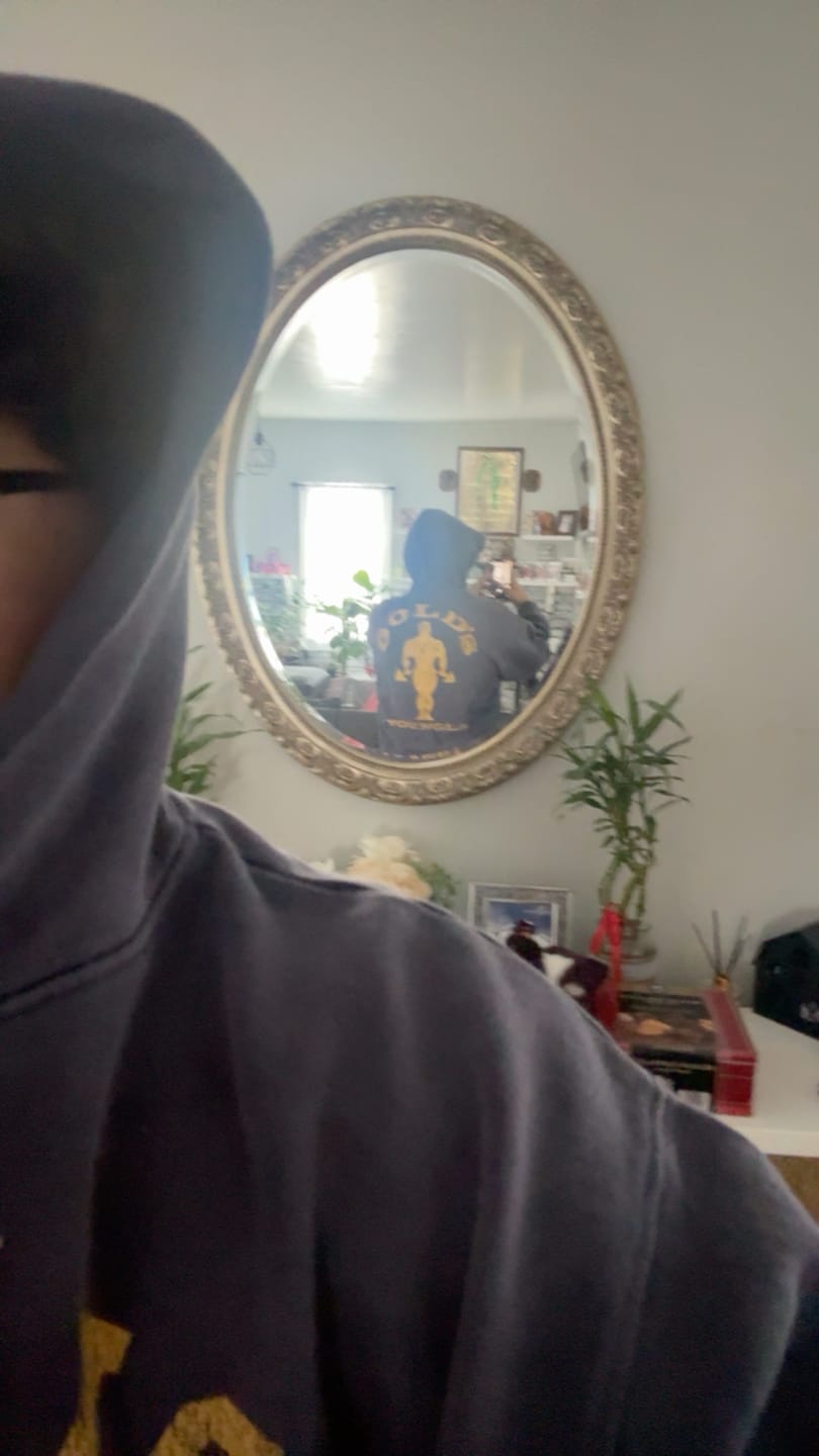 Customer photo review of 5167 - Gold's Iron Legacy Crest Hoodies