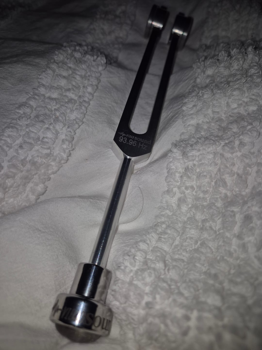 Customer photo review of 93.96hz (Sonic Toner) Weighted Tuning Fork
