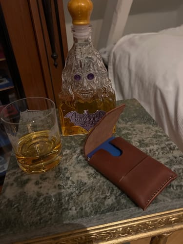 Customer photo review of Slimmad plånbok i äkta läder