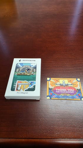 Customer photo review of CVG Airport Pin – Cincinnati/Northern Kentucky International Airport, Kentucky