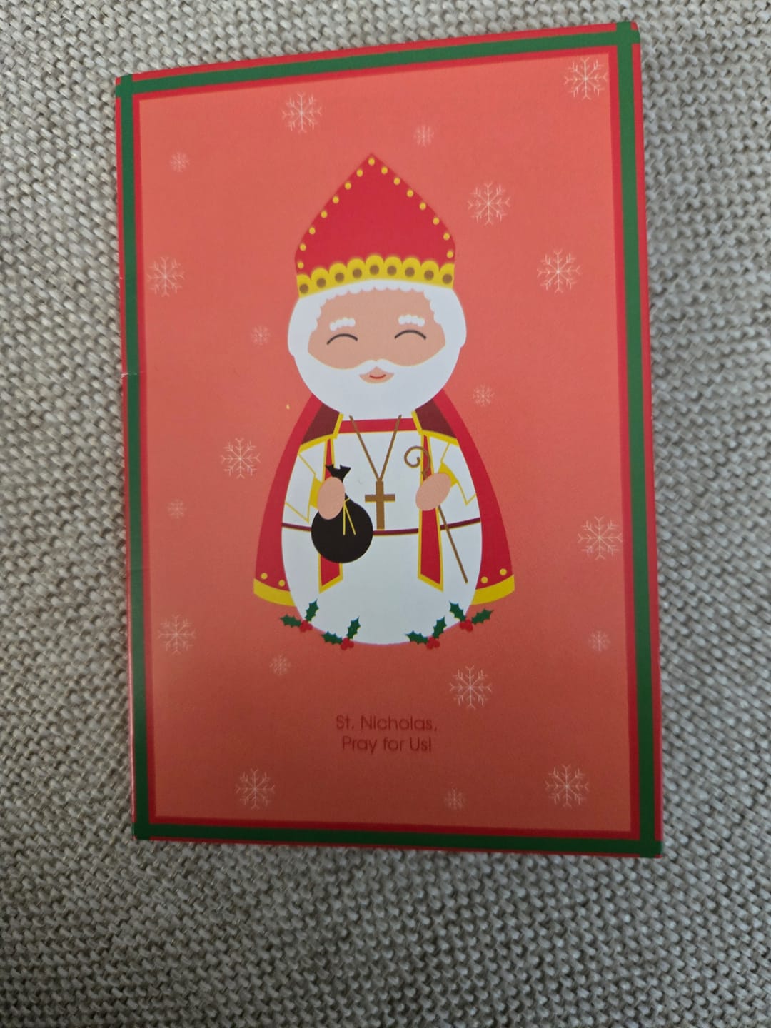 Customer photo review of St. Nicholas Mini Puzzle