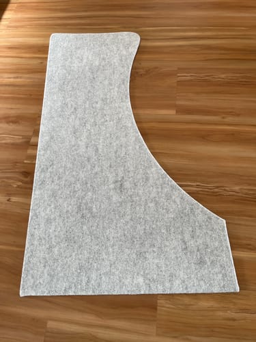 Customer photo review of Camperfilz Musterpaket - versch. Materialien & Farben