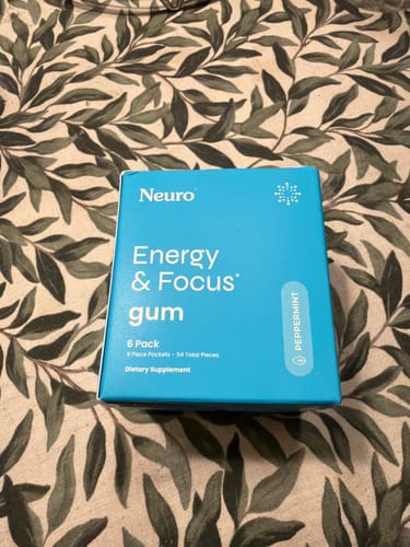 Customer photo review of Energy & Focus Gum