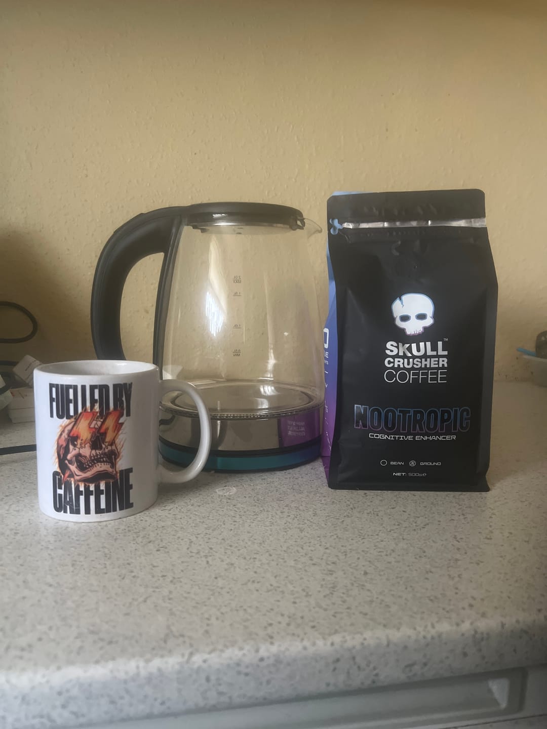 Customer photo review of Skull Crusher Coffee - Nootropic