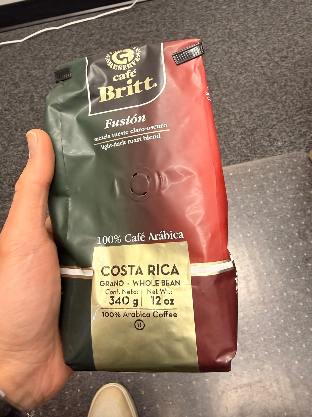 Customer photo review of COSTA RICAN DARK ROAST COFFEE