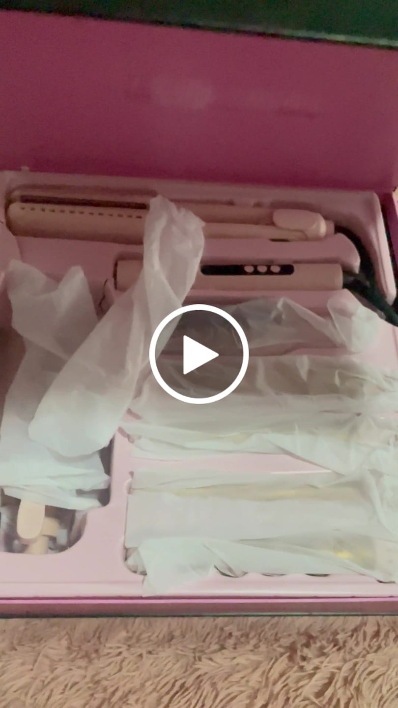 Customer video review of Set Plancha Profesional Infrarroja + Ferro 6 en 1 TITANIUM GALVANIZADO