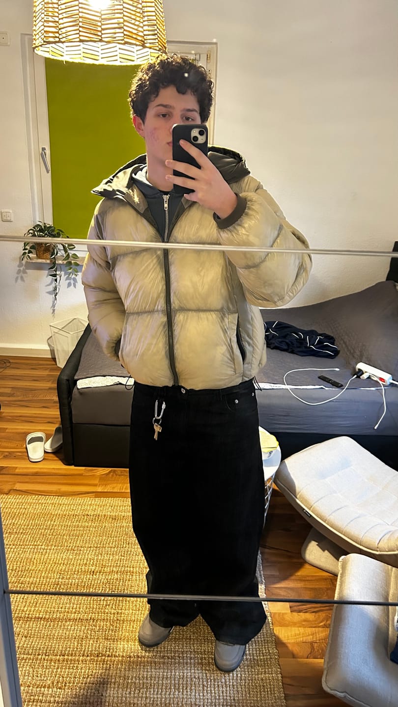 Customer photo review of Raw Denim Jeans Black PREORDER