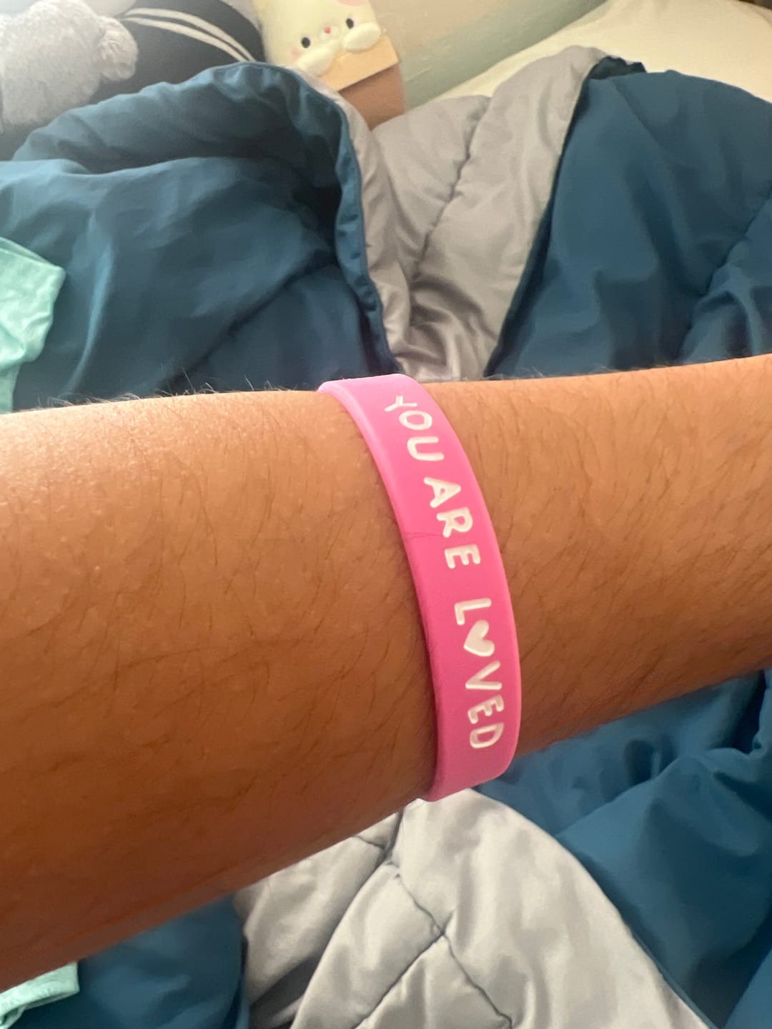 Customer photo review of Heart to Heart Wristband Duo
