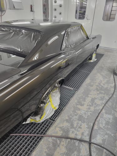 Customer photo review of Tinted Gold Paint Basecoat