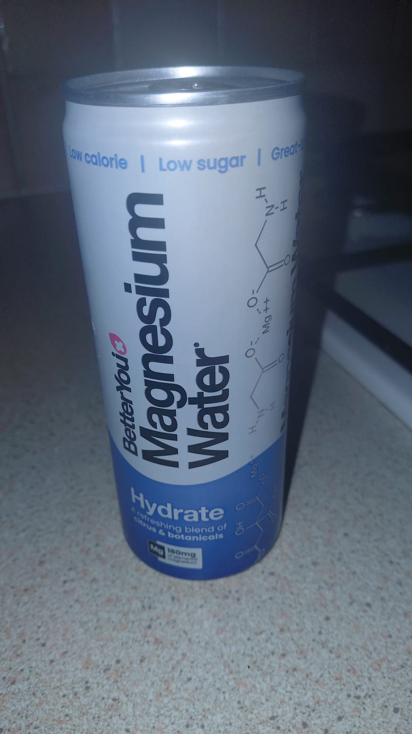 Customer photo review of BetterYou Magnesium Water Hydrate 250ml