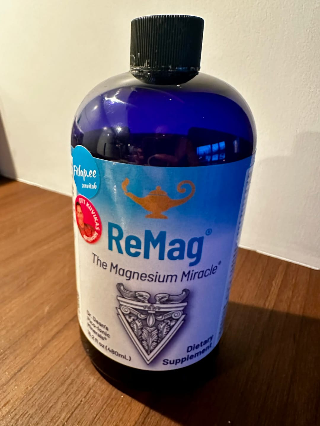 Customer photo review of ReMag® Liquid Magnesium, 480ml (toidulisand magneesiumiga)