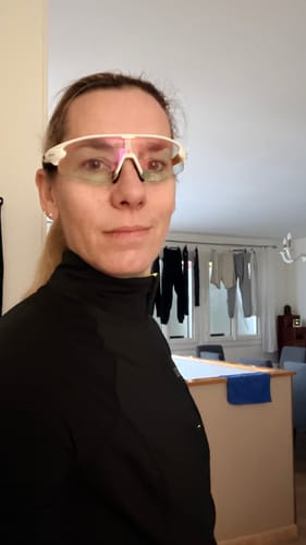 Customer photo review of Scvcn S2 Custom One-Piece Prescription Sunglasses